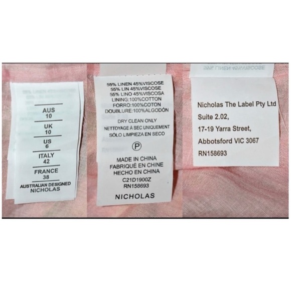 Nicholas Susan Pleated Floral Print A-Line Sleeveless Linen Maxi Cocktail Dress - Picture 14 of 15